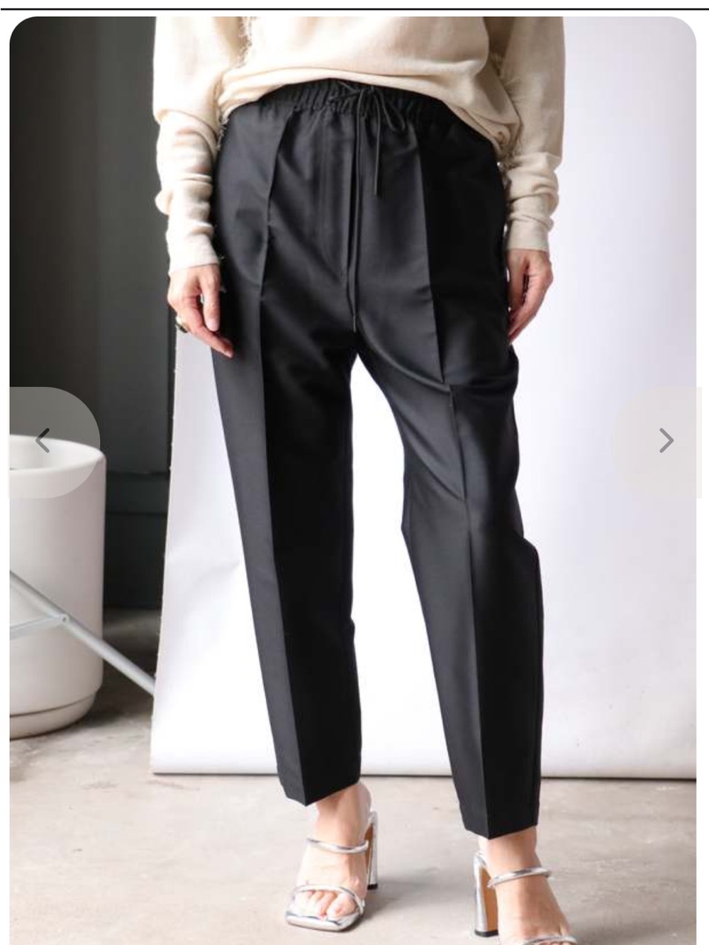 Christian Wijnants Pilara Trousers Black EU Women’s 34 Wool Blend NWT